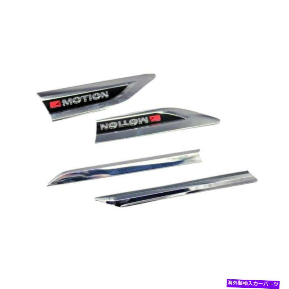 クロームカバー Chrome Side Door Air Vent Fender Cover Trim with Vw Tiguan 2017-2021
