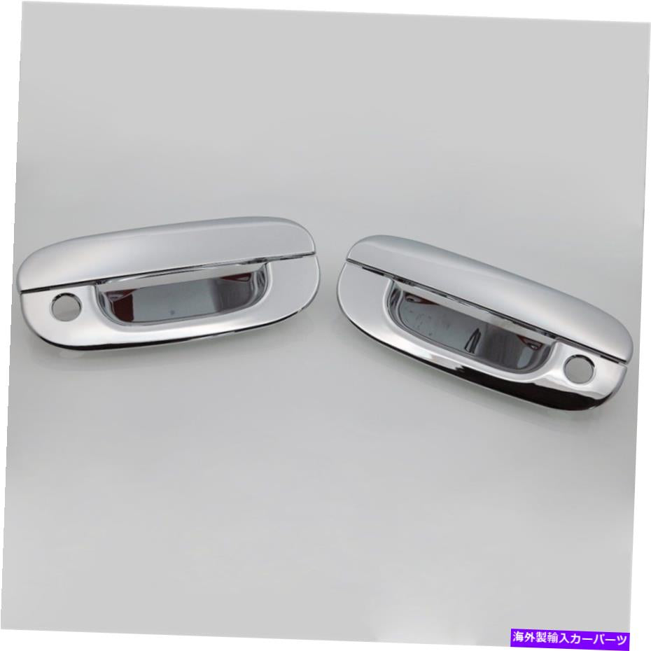 クロームカバー 1994-2001 Dodge Ram 1500 2DR STD/EXT CHROME DOORハンドルカバーTRIMS W/PSK