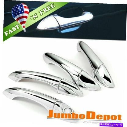 クロームカバー BMW X5 E53 2000-2006の米国トリプルクロムサイドドアハンドルカバートリムキーホール