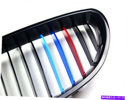 クロームカバー /// M-Sport 3-ColorグリルINSETS BMW E60 5シリーズセンター腎臓グリル用のトリム