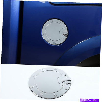 クロームカバー Dodge Ram 1500 2010-17アクセサリー用のクロム燃料タンクドアカバーガスキャップトリム