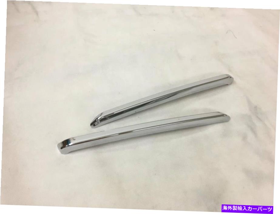 クロームカバー マツダの2つのPCS 3 Axela 2017-2018 Abs Chrome Front Grill Grille Strip Trim Cover