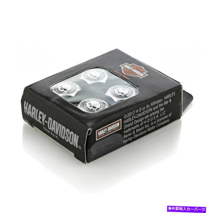 クロームカバー Harley-Davidson Chrome Valve Capは、Willy G Skullとカバーしています