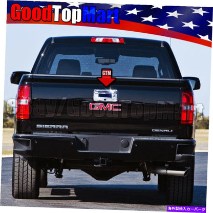 クロームカバー シボレーシルバラード14 2015 2016 17 18＆GMC Sierra Chrome Tailgate Cover w/ cam