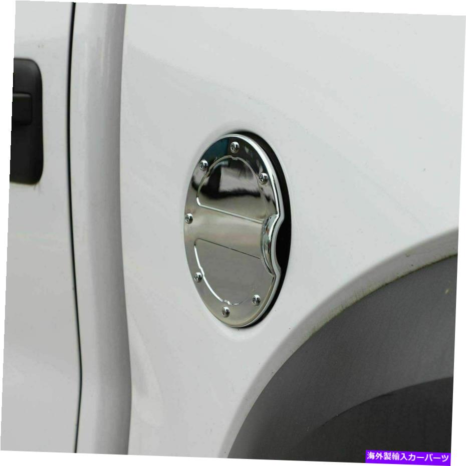 クロームカバー フォードF-150 F150パーツのトリプルクロムABS燃料タンクガスドアキャップカバー2009-14