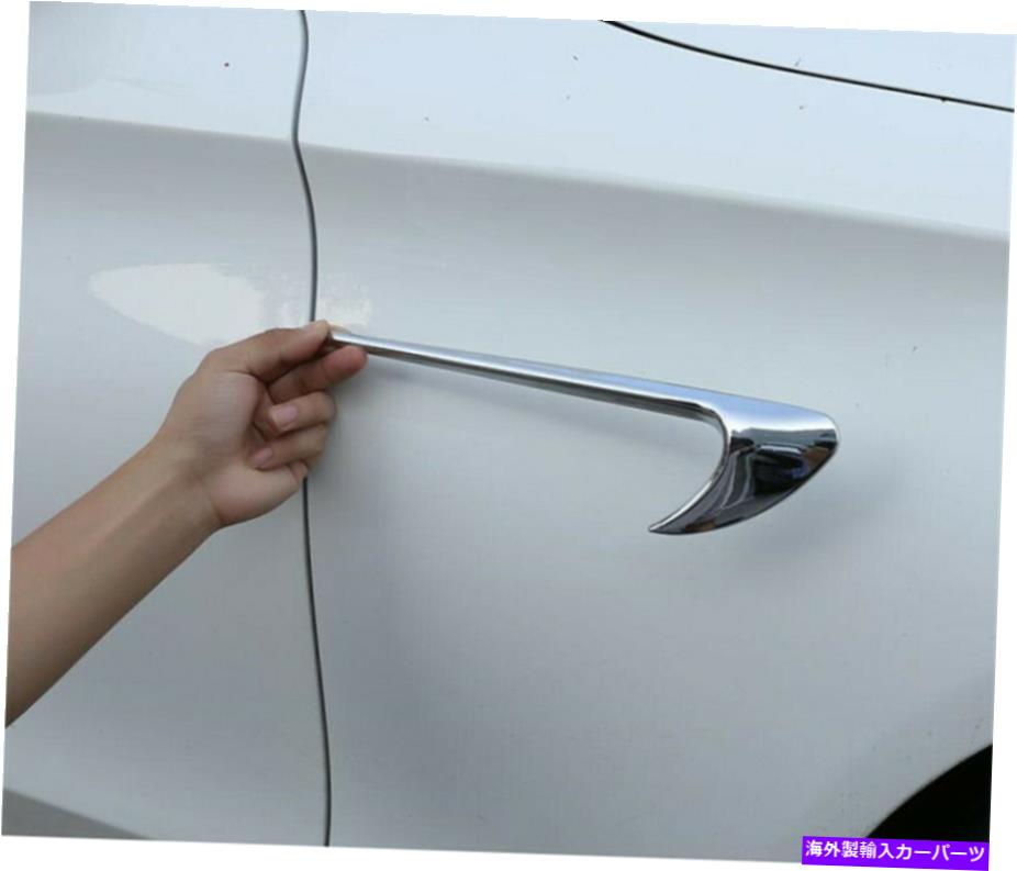 クロームカバー Chrome abs amg style side fender air vent cover for benz c e glc class w205 w213