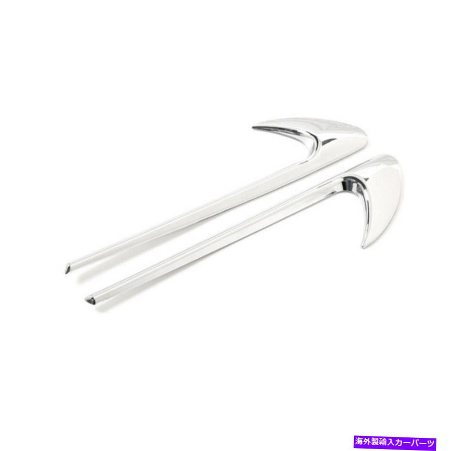クロームカバー Chrome abs amg style side fender air vent cover for benz c e glc class w205 w213