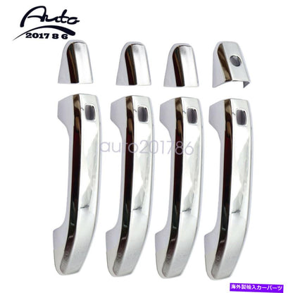 クロームカバー 4PCS 2020-2022のChrome Doorハンドルセットセットシボレーシルバラード1500+2500+3500