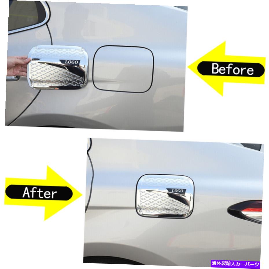 クロームカバー ABSクロム燃料油タンクガスキャップカバートヨタカムリ2018-2021用のトリムステッカー