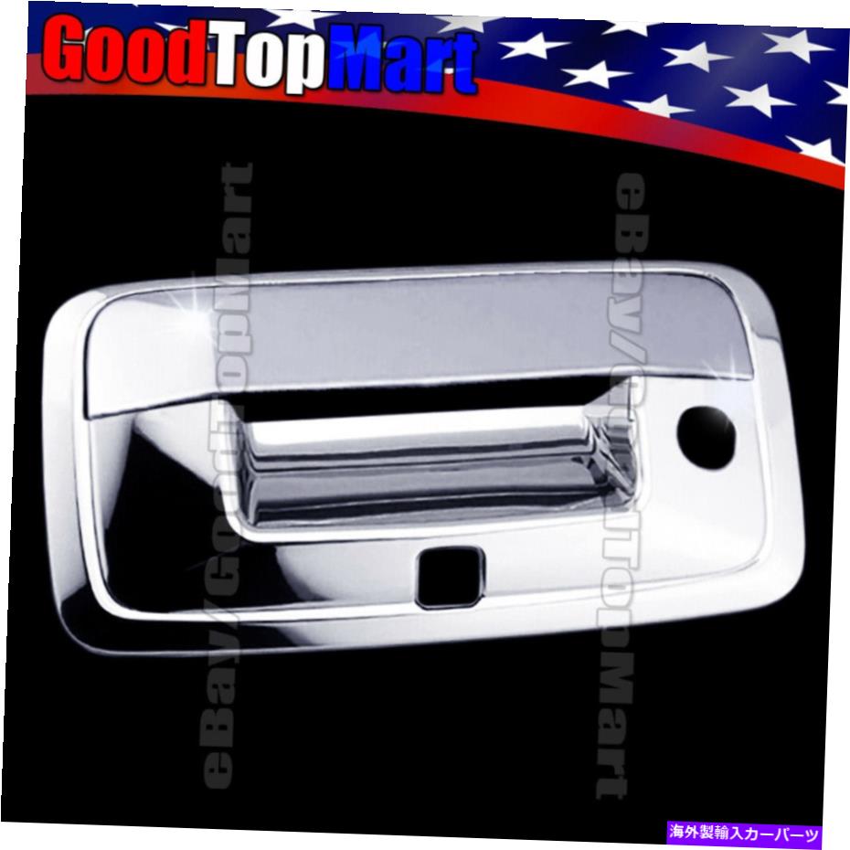 クロームカバー シボレーシルバラード14 2015 2016 17 18＆GMC Sierra Chrome Tailgate Cover w/ cam