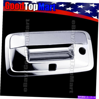 クロームカバー シボレーシルバラード14 2015 2016 17 18＆GMC Sierra Chrome Tailgate Cover w/ cam