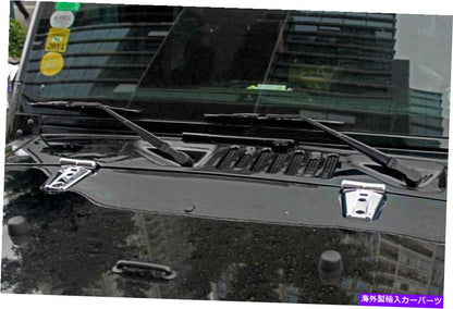 クロームカバー Chrome Engine Hood Hinge Trimカバー2007-2018 Jeep Wrangler JK 2/4ドア