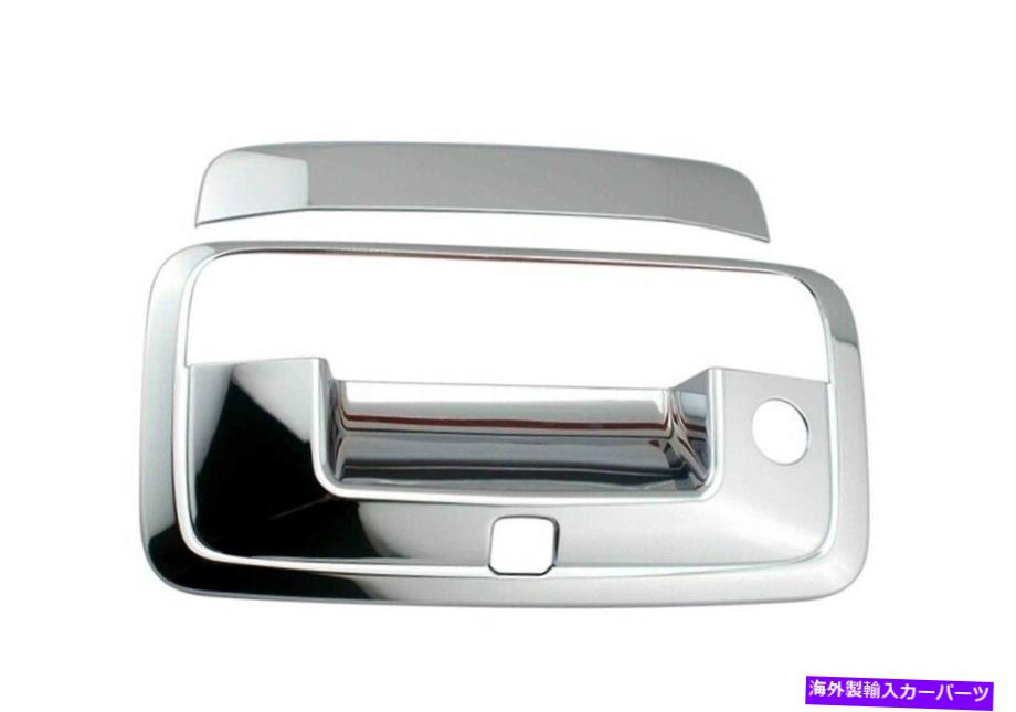 クロームカバー 2015-2022シボレーコロラドキャニオンクロムテールゲートハンドルカバー付きカメラホール