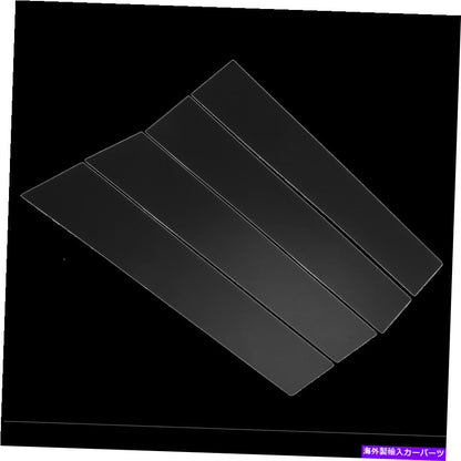 クロームカバー ポルシェカイエンのための黒い柱の投稿2018-2021 6PCセットドアトリムカバーキット