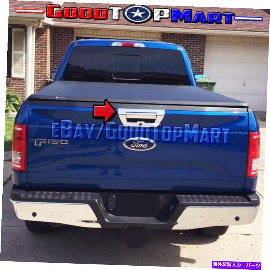 クロームカバー Ford F150 2015 2016 2017 Chrome Tailgateカバー付きカメラホール付きkh
