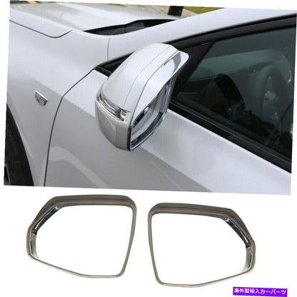 クロームカバー XT4 2018-2021 Chrome Breview Side Mirror Rain眉毛カバートリム耐久性