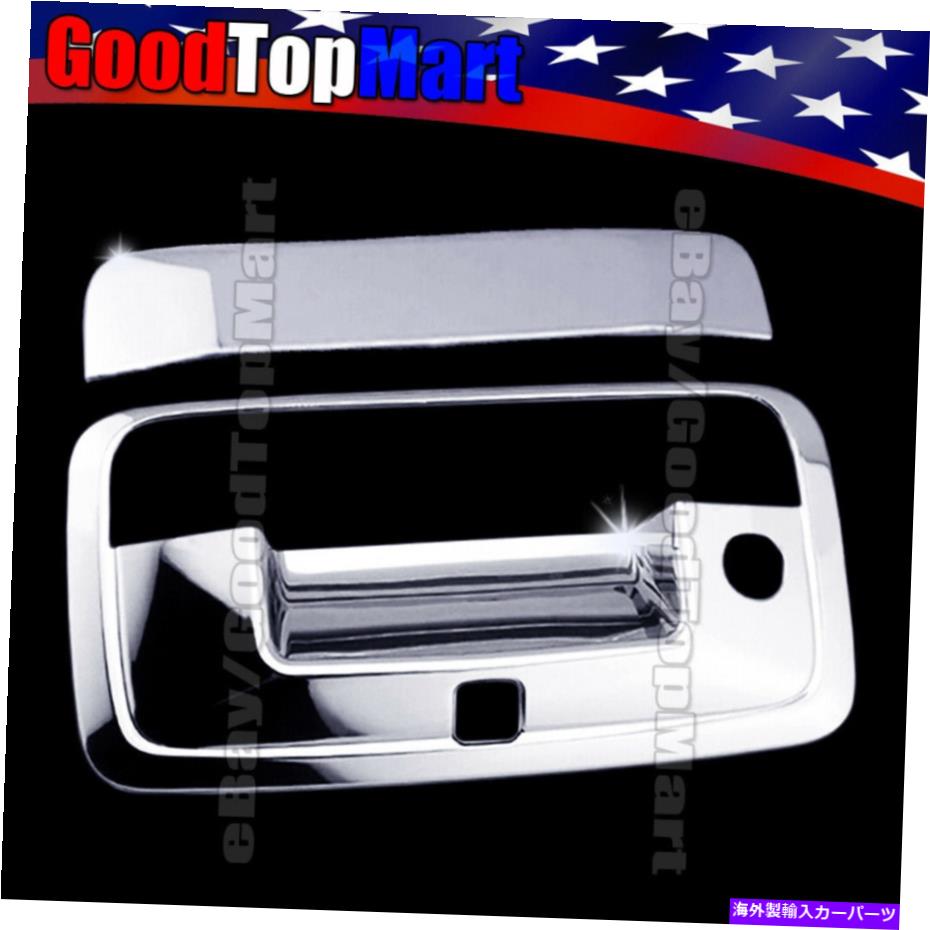 クロームカバー 2014 15 16 17 18 Chevy Silverado 1500 2500 Chrome Tailgateカバー付きカメラ